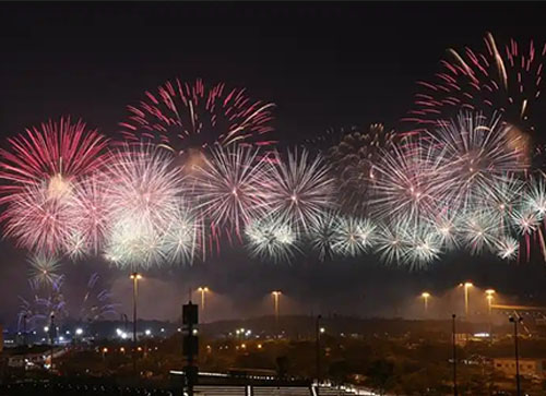 聊城焰火晚会